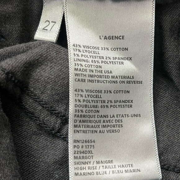 L’agence Margot High Rise Jeans Size 27 - Picture 7 of 7
